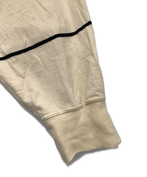 BLURHMS（ブラームス）blurhms (ブラームス) ハーフジップスウェット アイボリー サイズ:3の古着・服飾アイテム