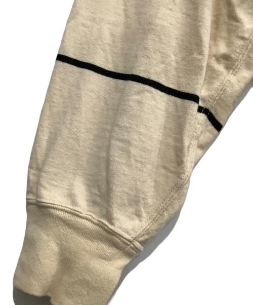 BLURHMS（ブラームス）blurhms (ブラームス) ハーフジップスウェット アイボリー サイズ:3の古着・服飾アイテム