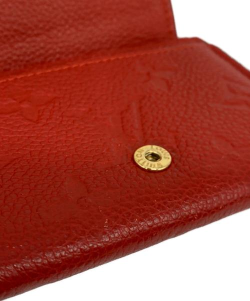 LOUIS VUITTON（ルイ ヴィトン）LOUIS VUITTON (ルイ ヴィトン) カードケース レッドの古着・服飾アイテム