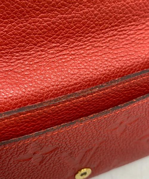 LOUIS VUITTON（ルイ ヴィトン）LOUIS VUITTON (ルイ ヴィトン) カードケース レッドの古着・服飾アイテム