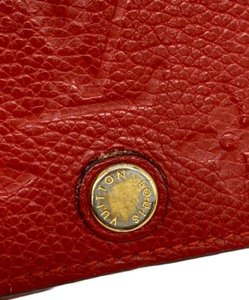 LOUIS VUITTON（ルイ ヴィトン）LOUIS VUITTON (ルイ ヴィトン) カードケース レッドの古着・服飾アイテム