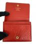 中古・古着 LOUIS VUITTON (ルイ ヴィトン) カードケース レッド：18000円