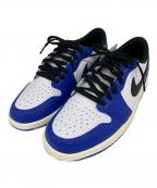 NIKEナイキ）の古着「ローカットスニーカー」｜ブルー×ホワイト
