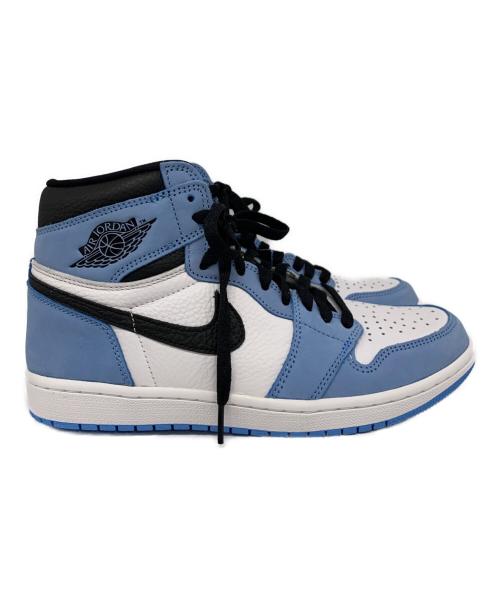NIKE（ナイキ）NIKE (ナイキ) ハイカットスニーカー ホワイト×スカイブルー サイズ:27cmの古着・服飾アイテム