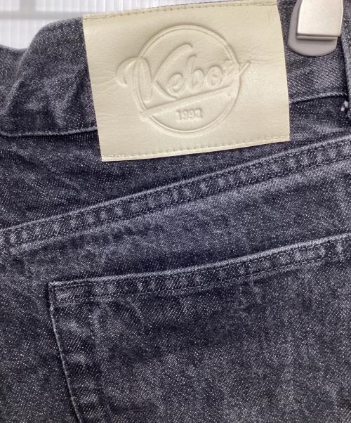 KEBOZ（ケボズ）KEBOZ (ケボズ) デニムパンツ ブラック サイズ:Sの古着・服飾アイテム