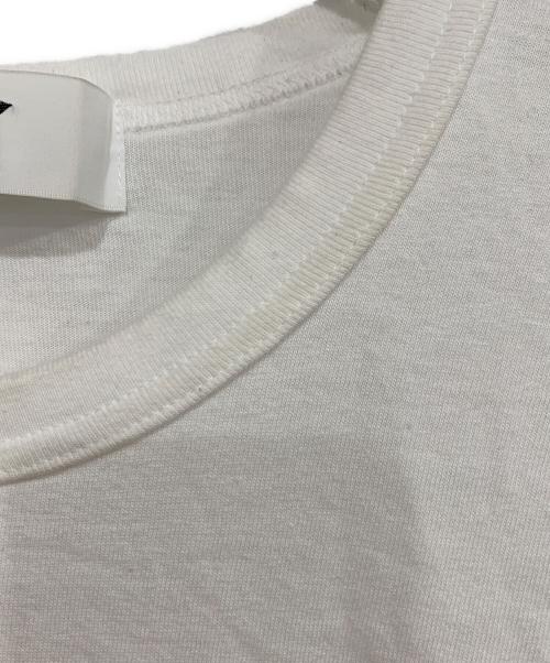 PLAY COMME des GARCONS（プレイコムデギャルソン）PLAY COMME des GARCONS (プレイコムデギャルソン) 長袖カットソー ホワイト×レッド サイズ:XLの古着・服飾アイテム