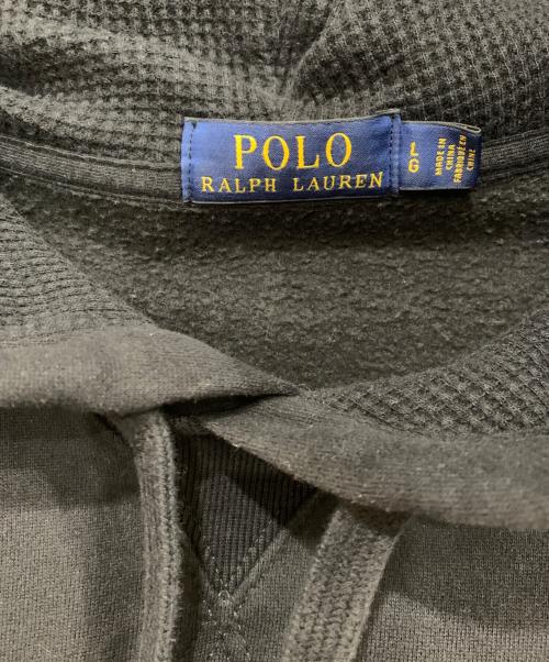 POLO RALPH LAUREN（ポロ・ラルフローレン）POLO RALPH LAUREN (ポロ・ラルフローレン) プルオーバーパーカー ブラック サイズ:Lの古着・服飾アイテム