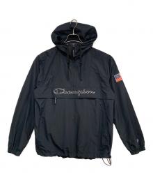 Champion（チャンピオン）の古着「アノラックパーカー」｜ブラック