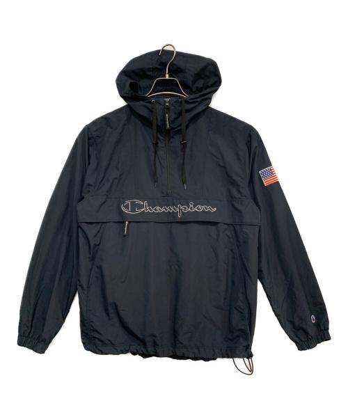 Champion（チャンピオン）Champion (チャンピオン) アノラックパーカー ブラック サイズ:Mの古着・服飾アイテム