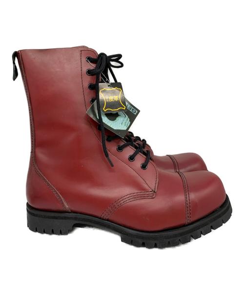 Getta Grip（ゲッタグリップ）Getta Grip (ゲッタグリップ) 10ホールブーツ レッド サイズ:UK10の古着・服飾アイテム