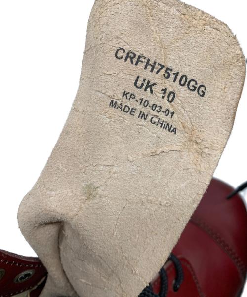 Getta Grip（ゲッタグリップ）Getta Grip (ゲッタグリップ) 10ホールブーツ レッド サイズ:UK10の古着・服飾アイテム