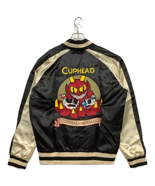 CUPHEAD（カップヘッド）CUPHEAD (カップヘッド) スカジャン ブラック サイズ:FREEの古着・服飾アイテム