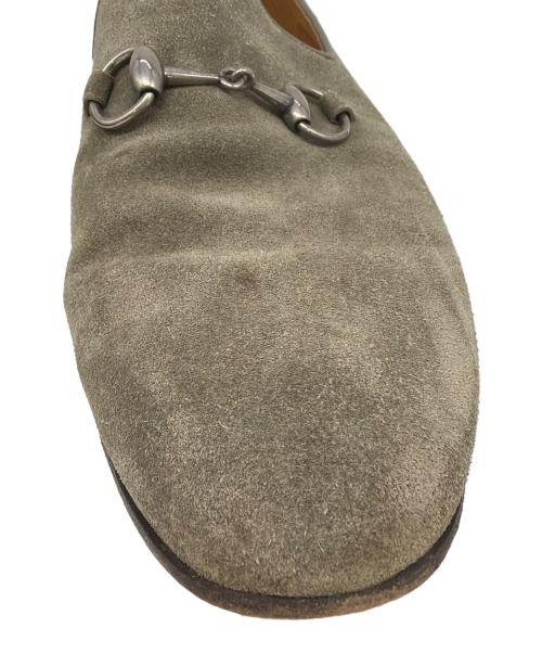 GUCCI（グッチ）GUCCI (グッチ) ビットローファー カーキ サイズ:9　1/2の古着・服飾アイテム