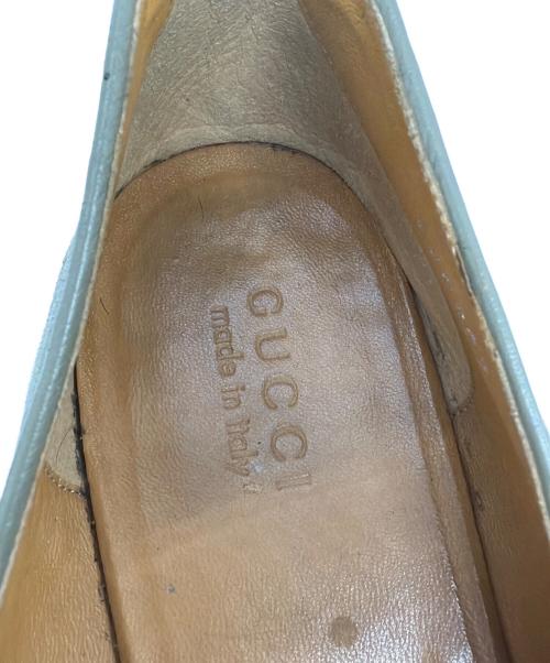 GUCCI（グッチ）GUCCI (グッチ) ビットローファー カーキ サイズ:9　1/2の古着・服飾アイテム