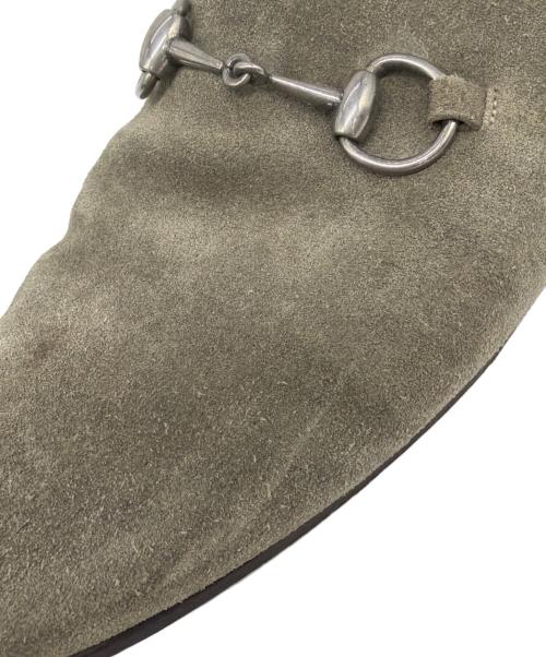 GUCCI（グッチ）GUCCI (グッチ) ビットローファー カーキ サイズ:9　1/2の古着・服飾アイテム