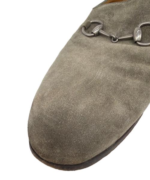 GUCCI（グッチ）GUCCI (グッチ) ビットローファー カーキ サイズ:9　1/2の古着・服飾アイテム
