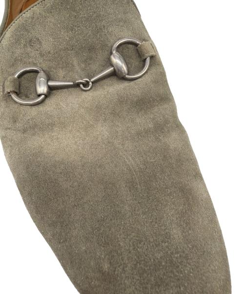 GUCCI（グッチ）GUCCI (グッチ) ビットローファー カーキ サイズ:9　1/2の古着・服飾アイテム