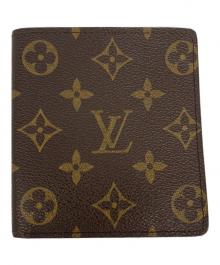 LOUIS VUITTON（ルイ ヴィトン）の古着「2つ折り財布」｜ブラウン