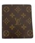 LOUIS VUITTON（ルイ ヴィトン）の古着「2つ折り財布」｜ブラウン