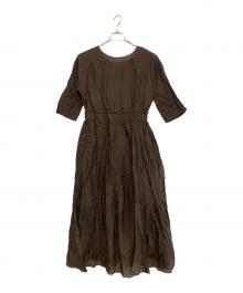 IENA（イエナ）の古着「長袖ワンピース」｜ブラウン