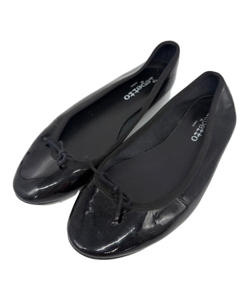 repetto（レペット）Repetto (レペット) エナメルパンプス ブラック サイズ:37　1/2の古着・服飾アイテム