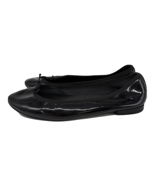 repetto（レペット）Repetto (レペット) エナメルパンプス ブラック サイズ:37　1/2の古着・服飾アイテム