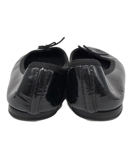 repetto（レペット）Repetto (レペット) エナメルパンプス ブラック サイズ:37　1/2の古着・服飾アイテム