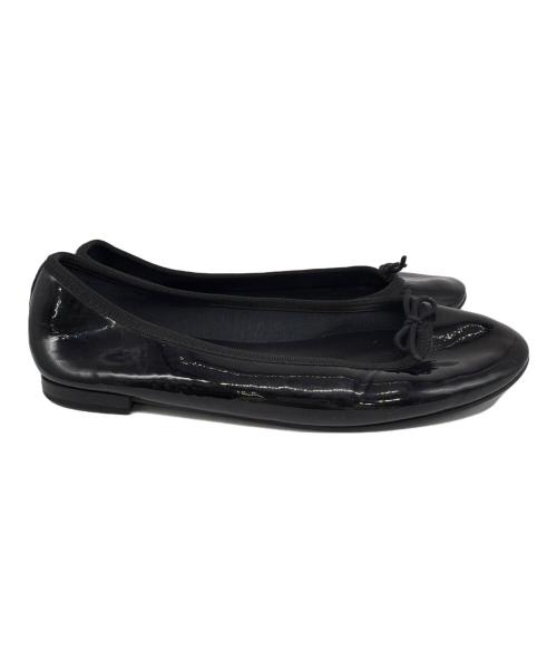 repetto（レペット）Repetto (レペット) エナメルパンプス ブラック サイズ:37　1/2の古着・服飾アイテム