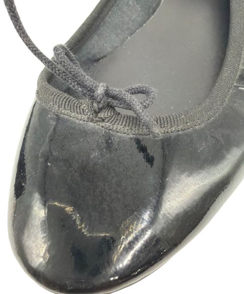 repetto（レペット）Repetto (レペット) エナメルパンプス ブラック サイズ:37　1/2の古着・服飾アイテム