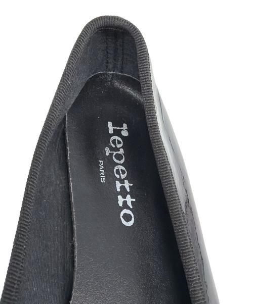 repetto（レペット）Repetto (レペット) エナメルパンプス ブラック サイズ:37　1/2の古着・服飾アイテム