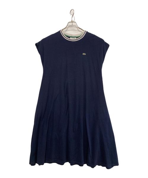 LACOSTE（ラコステ）LACOSTE (ラコステ) 半袖ワンピース ネイビー サイズ:34の古着・服飾アイテム