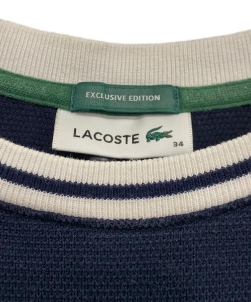 LACOSTE（ラコステ）LACOSTE (ラコステ) 半袖ワンピース ネイビー サイズ:34の古着・服飾アイテム