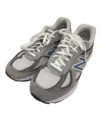 NEW BALANCEニューバランス）の古着「ローカットスニーカー」｜グレー×アイボリー