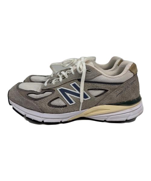 NEW BALANCE（ニューバランス）NEW BALANCE (ニューバランス) ローカットスニーカー グレー×アイボリー サイズ:27.5CMの古着・服飾アイテム