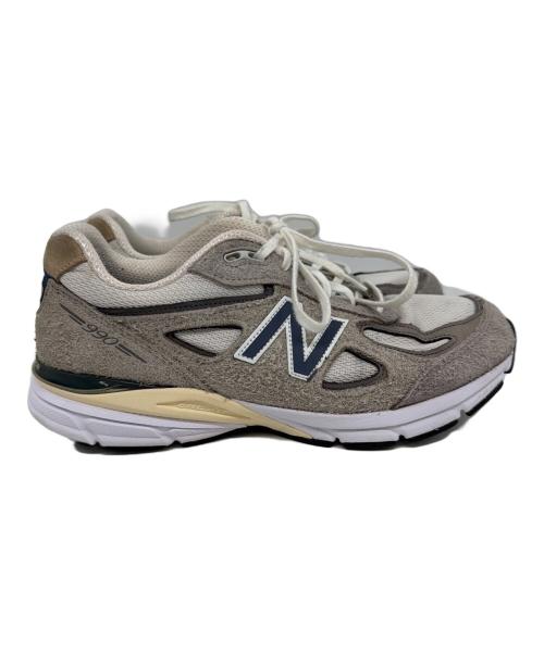 NEW BALANCE（ニューバランス）NEW BALANCE (ニューバランス) ローカットスニーカー グレー×アイボリー サイズ:27.5CMの古着・服飾アイテム
