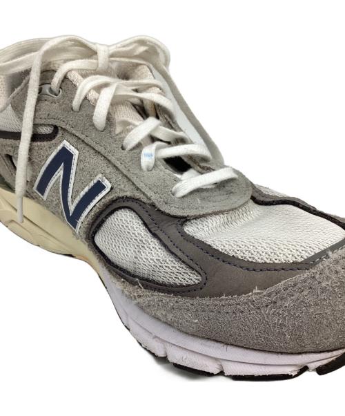 NEW BALANCE（ニューバランス）NEW BALANCE (ニューバランス) ローカットスニーカー グレー×アイボリー サイズ:27.5CMの古着・服飾アイテム