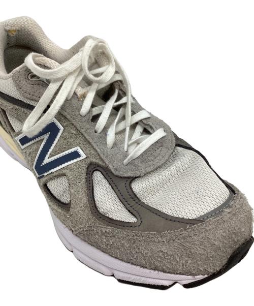 NEW BALANCE（ニューバランス）NEW BALANCE (ニューバランス) ローカットスニーカー グレー×アイボリー サイズ:27.5CMの古着・服飾アイテム