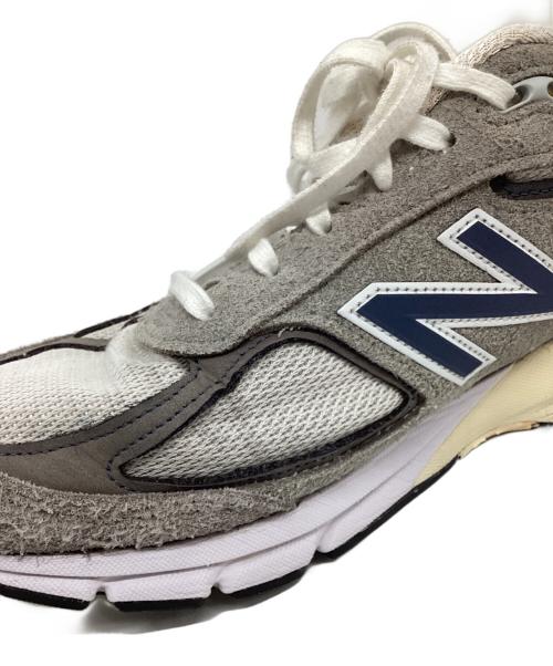 NEW BALANCE（ニューバランス）NEW BALANCE (ニューバランス) ローカットスニーカー グレー×アイボリー サイズ:27.5CMの古着・服飾アイテム