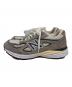 NEW BALANCE (ニューバランス) ローカットスニーカー グレー×アイボリー サイズ:27.5CM：14000円