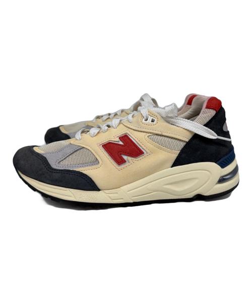 NEW BALANCE（ニューバランス）NEW BALANCE (ニューバランス) ローカットスニーカー アイボリー サイズ:27.5㎝の古着・服飾アイテム