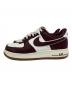 NIKE (ナイキ) ローカットスニーカー ボルドー×ホワイト サイズ:28㎝：12000円