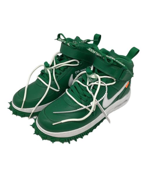 NIKE（ナイキ）NIKE (ナイキ) OFFWHITE (オフホワイト) ハイカットスニーカー グリーン サイズ:28㎝の古着・服飾アイテム