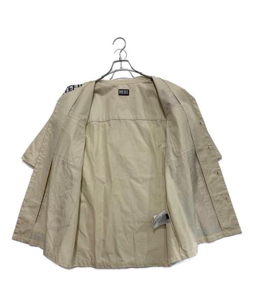 DIESEL（ディーゼル）DIESEL (ディーゼル) 半袖シャツ ベージュ サイズ:50の古着・服飾アイテム