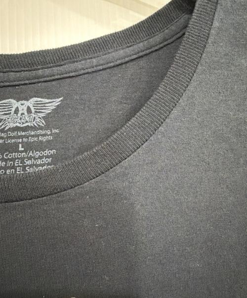 AERO SMITH（エアロスミス）AERO SMITH (エアロスミス) バンドTシャツ ブラック サイズ:Lの古着・服飾アイテム