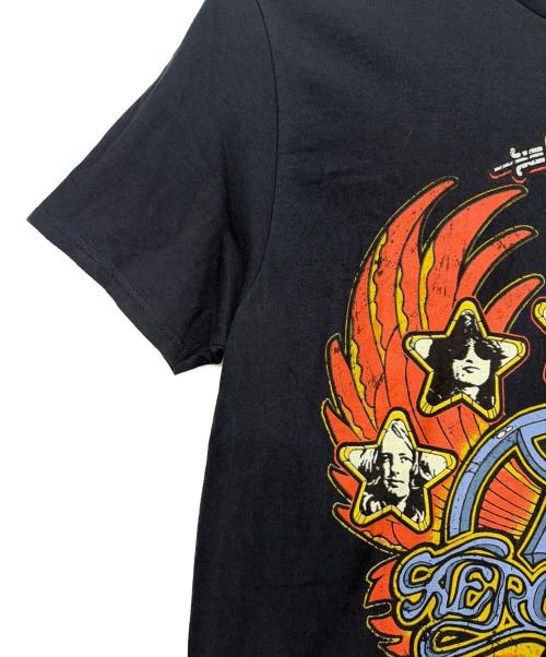AERO SMITH（エアロスミス）AERO SMITH (エアロスミス) バンドTシャツ ブラック サイズ:Lの古着・服飾アイテム