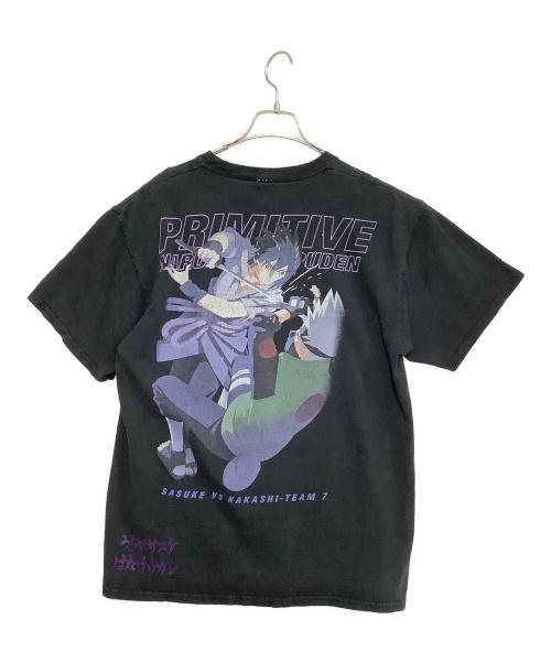 NARUTO（ナルト）NARUTO (ナルト) アニメTシャツ ブラック サイズ:Lの古着・服飾アイテム