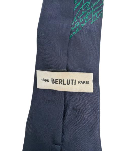Berluti（ベルルッティ）Berluti (ベルルッティ) シルクネクタイ ネイビー サイズ:-の古着・服飾アイテム