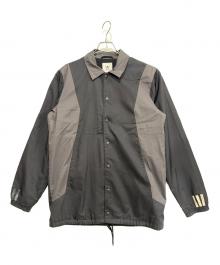 adidas×WHITE MOUNTAINEERING（アディダス×ホワイトマウンテ二アニング）の古着「コーチジャケット」｜ブラック
