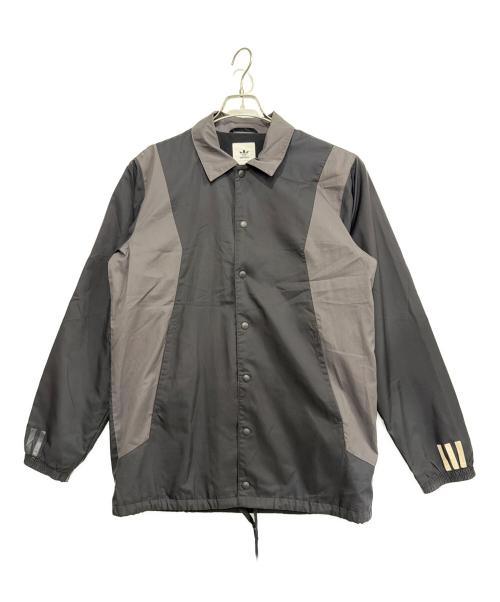 adidas（アディダス）adidas (アディダス) White Mountaineering (ホワイトマウンテ二アニング) コーチジャケット ブラック サイズ:Mの古着・服飾アイテム