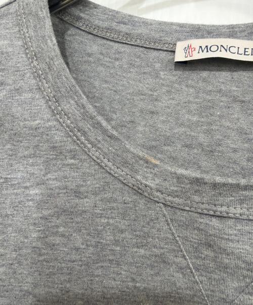 MONCLER（モンクレール）MONCLER (モンクレール) 半袖カットソー グレー サイズ:Mの古着・服飾アイテム